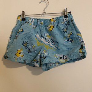 Patagonia Barely Baggies Taco Stand Print Shorts